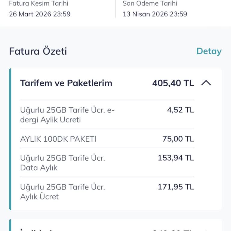 İptal Edilen Konuşma Paketi İçin 75 TL Fazla Ücret Ve İade Talebi