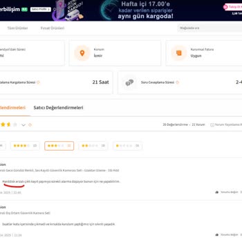 Trendyol’da Sahte Ve Kullanılmış Hikvision Ürünleri Satışı Ve Markanın Korunmaması