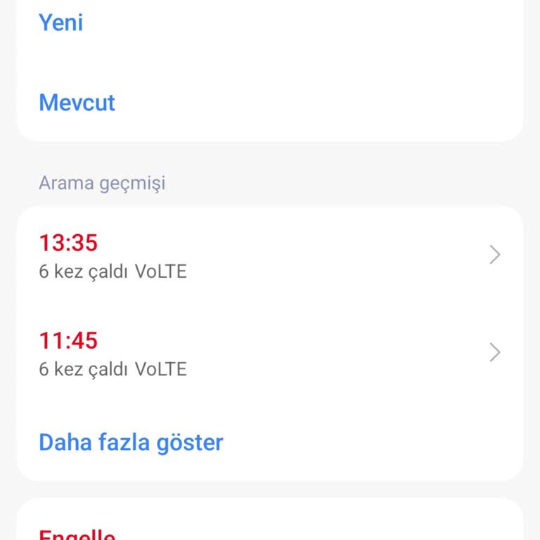 Vodafone Hattıma Gelen Sessiz Ve Tanımsız Aramaların Engellenmesi Ve Sorgulanması