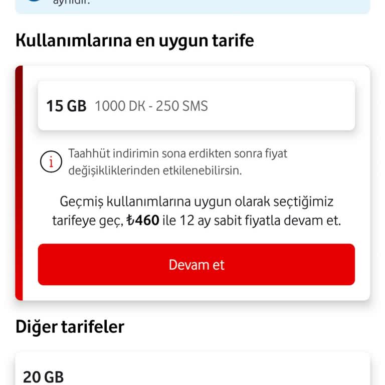 Vodafone Yenileme Teklifinde Çifte Fiyat Artışı Ve İçerik Düşüşü
