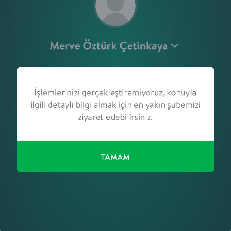 TEB Mobil Bankacılıkta Erişim Engeli Ve Açıklama Talebi