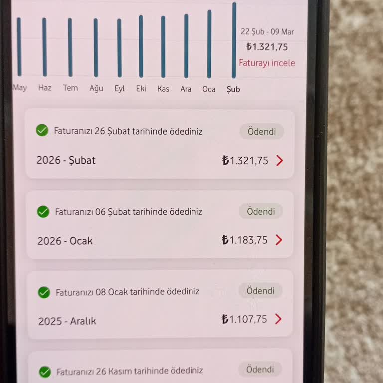 Vodafone Faturalarımda Şok Artış Ve Açıklama Talebi