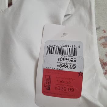 LCW'den Aldığım Elbisenin Ödenen Ücret Ve Etiket Fiyatı Arasındaki Büyük Fark İçin İade Talebi