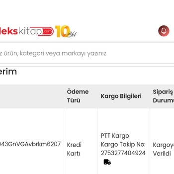 Siparişim 15 Gün Geçmesine Rağmen Kargoya Verilmedi Ve Takip Numarası Çalışmıyor