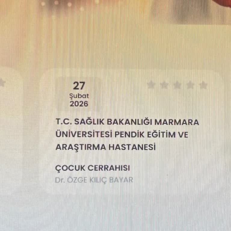 Pendik Marmara Hastanesinde Şişlik İçin Tanı Ve Tedavi Bulunmayan Yönlendirme Süreci