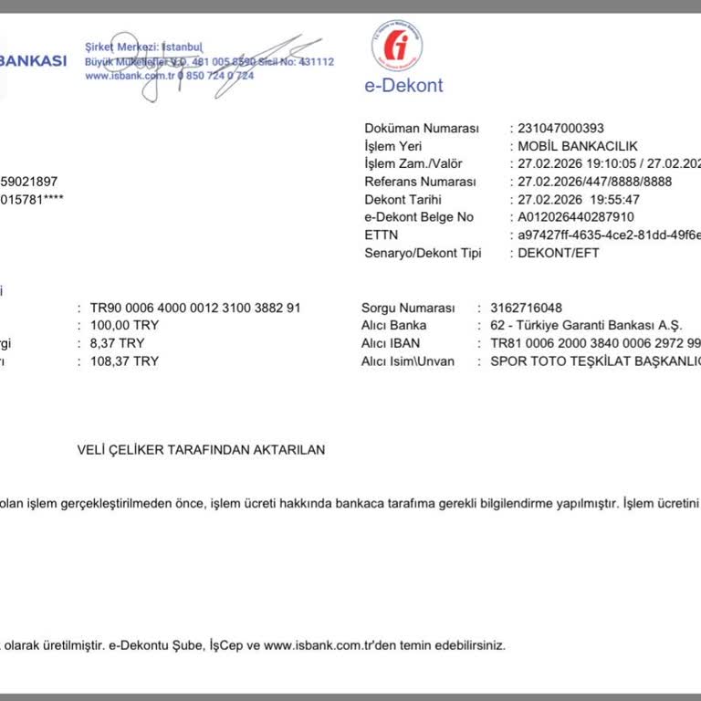 1100 TL EFT İddaa Bakiyesine Yansımıyor