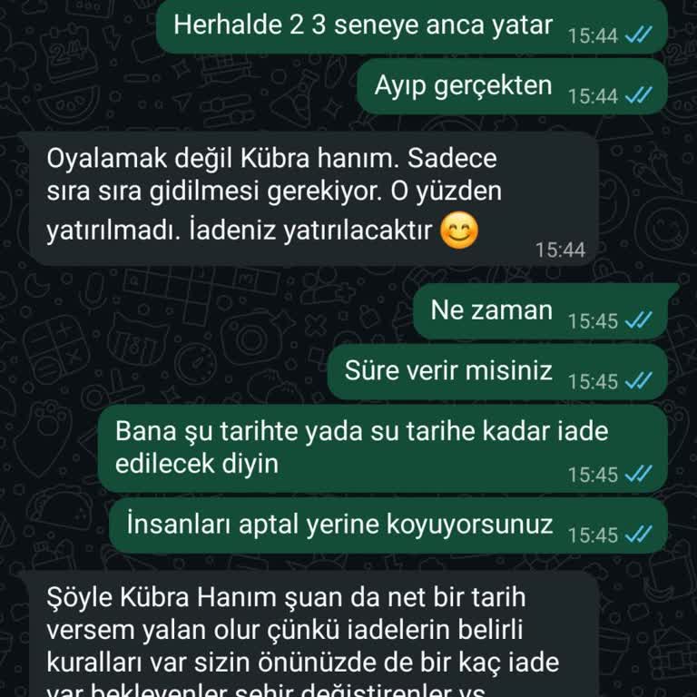 Enza Güzellik Merkezinin İade Yapmaması Ve Mağduriyetim