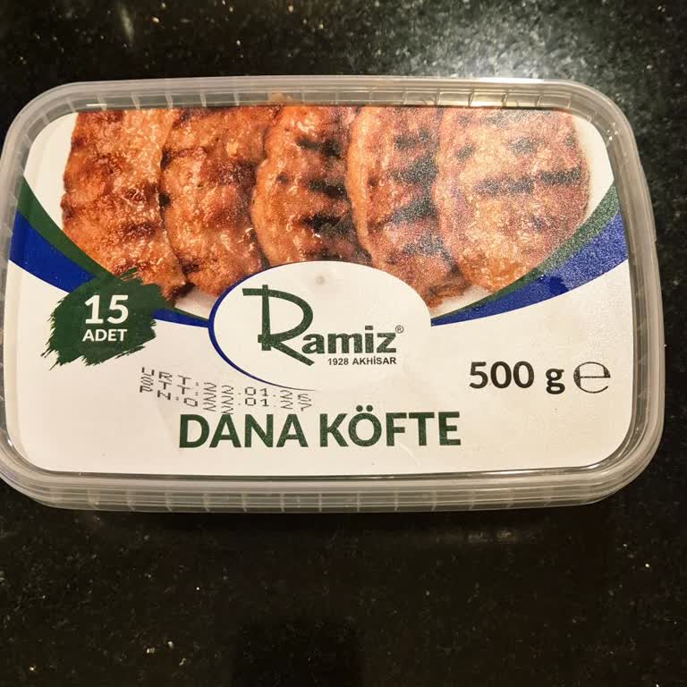 BİM Şubesindeki Ramiz Dana Köfte'inde Kalitesiz Ve Yenilemez Ürün Şikayeti