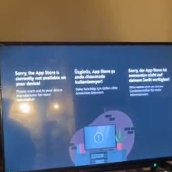 Toshiba TV App Store Hatası