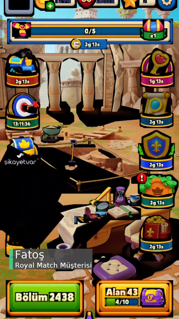 Royal Match Arka Plan Bozuk videonun kapak resmi