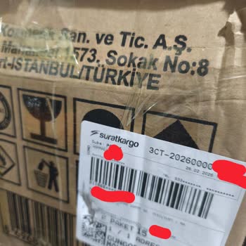 Sürat Kargo’da Tekrar Açılan Paket Ve Çalınan 900 TL’lik Ürün