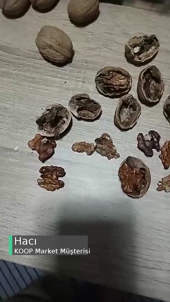 Koop Market Tarım Cevizlerin İçi Kurumuş Ve Acı! videonun kapak resmi