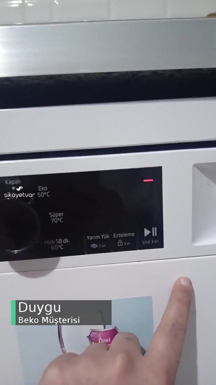 Beko Makinem Su Almıyor Ve Kapalı Olmasına Rağmen Çalışıyor videonun kapak resmi