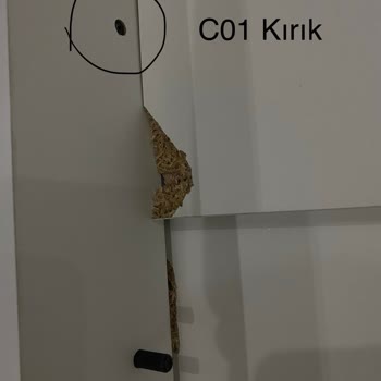 Kelebek Mobilya Della Açılır Kapanır Masa Hasarlı Teslimat