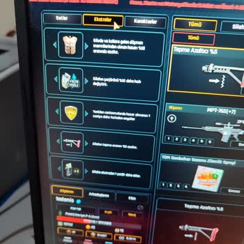 Ekstralar Sekmesinde Satın Alınan Silah Geçişi Özelliği Kullanılamıyor