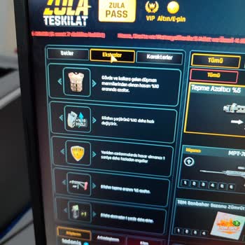 Ekstralar Sekmesinde Satın Alınan Silah Geçişi Özelliği Kullanılamıyor