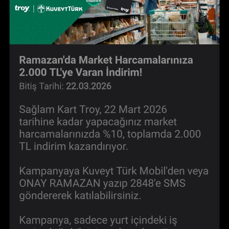 Kuveyt Türk Troy Ramazan %10 İade Kampanyasında İade Yansımaması Ve Çözüm Bulunamaması