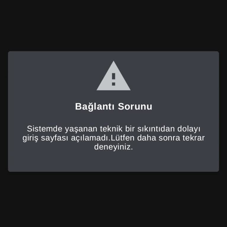 Gece Saatlerinde E-Devlet Mobil Uygulamasına Giriş Sorunu