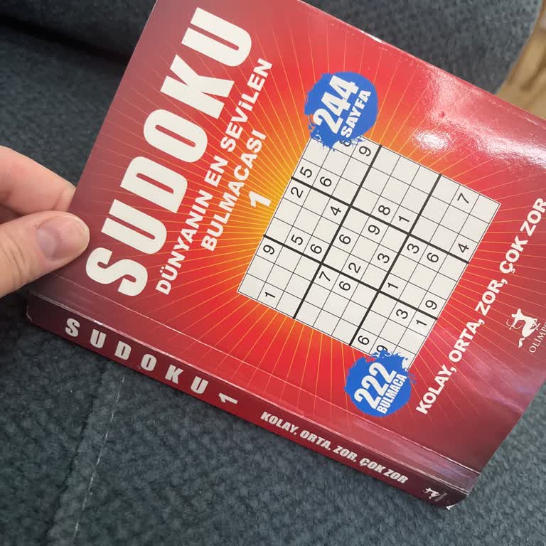 Olimpos Sudoku Kitabındaki Yanlış Çözümler Müşteriyi Mağdur Etti