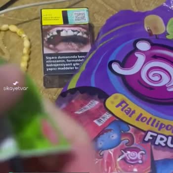Jox Flat Lollipop Boş Paket Çıktı