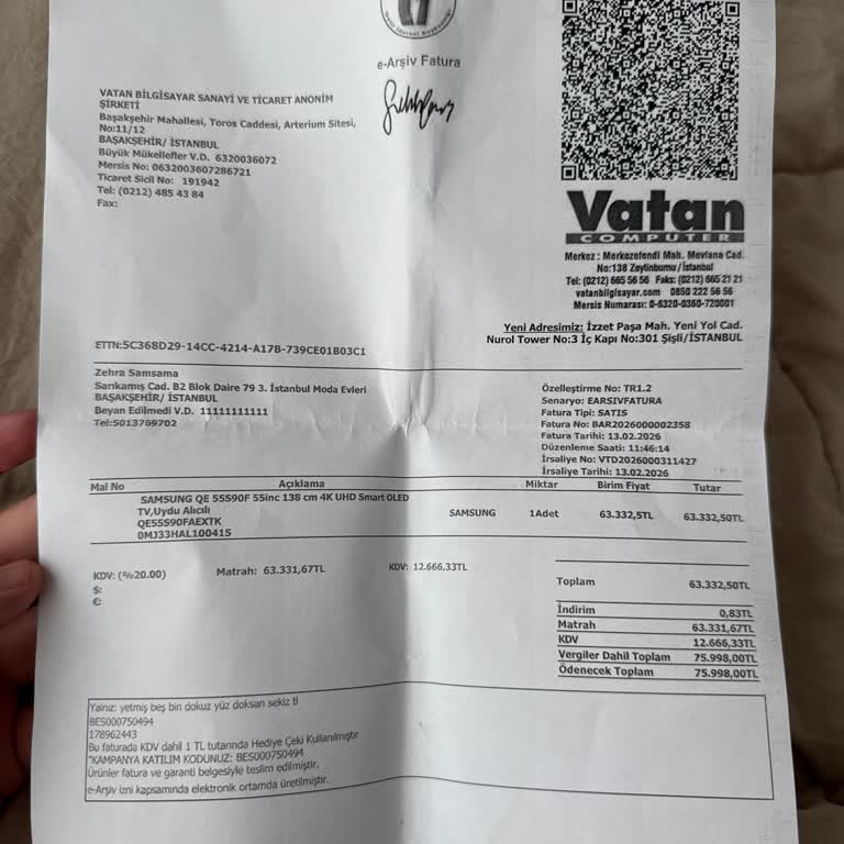 Garanti Ve Kasko Kapsamındaki TV İçin Yetkili Servis 55 Bin TL Ücret Talep Ediyor