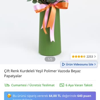 Ürün Görseli İle Uyumlu Olmayan Aranjman Şikayeti