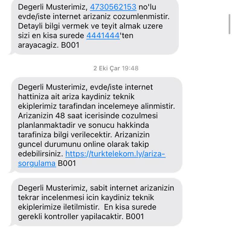 Altyapı Doluluğu Bahaneleriyle Hattım Dondurulmadı 4000 TL Haksız Fatura Ödediğim İçin Mağdur Oldum