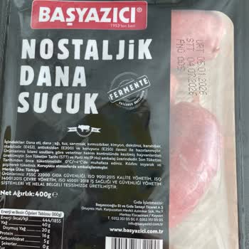 Küflü Sucuk Paketi İçin Gıda Güvenliği İncelemesi Ve İade Talebi