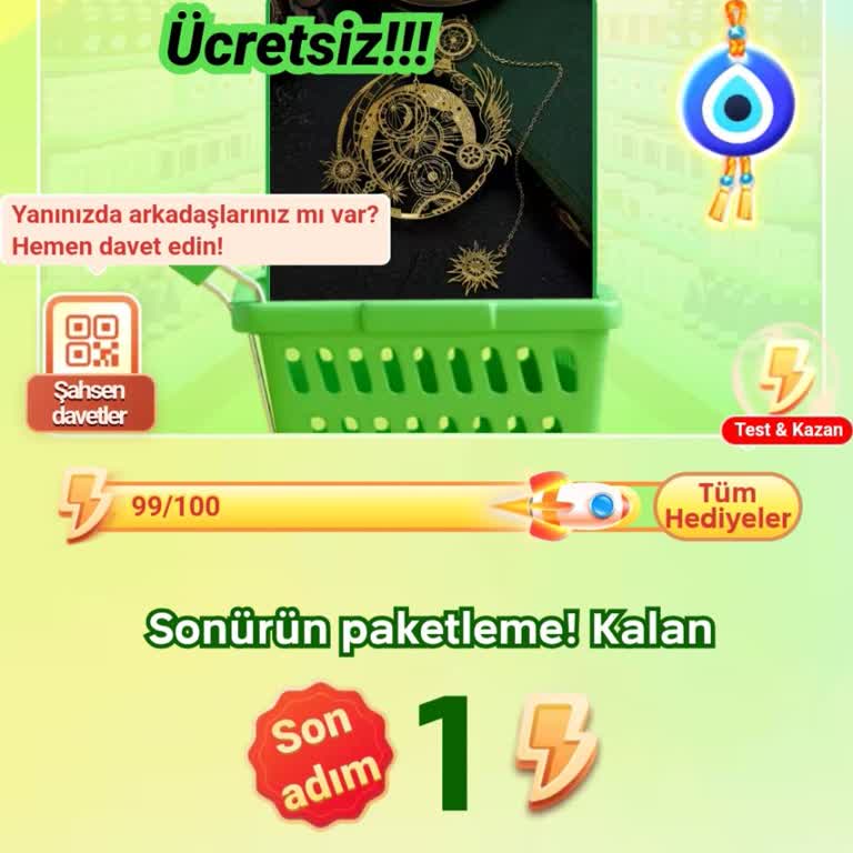 Temu Ücretsiz Sepet Oyununda Enerji Takılı Kalması Ve Ödül Verilmemesi