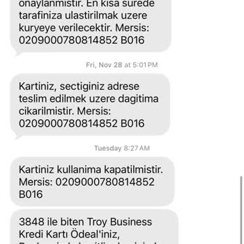 Kredi Kartım 4 Aylık Sürede Teslim Edilmedi, Kuryenet’ten Geri Dönüş Yok