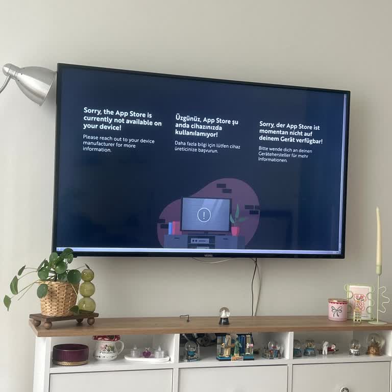 Vestel Televizyonda App Store Açılmıyor