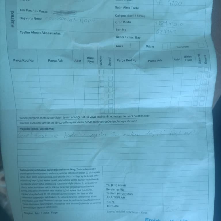 Arızalı Halı Yıkama Makinesi Ve Tekrarlayan Servis Sorunları