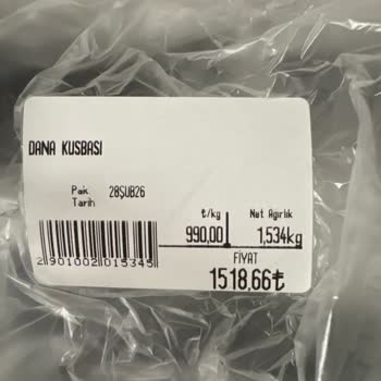 Selika Şubesinde Dana Kuşbaşı Etinde Aşırı Yağ Miktarı Ve Para İadesi Talebi