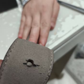 Hotiç Kemerlerde Gerçek Deri Olmadığı Ve Hızlı Parçalanma Nedeniyle İade Reddi
