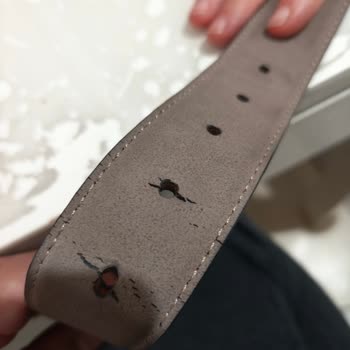 Hotiç Kemerlerde Gerçek Deri Olmadığı Ve Hızlı Parçalanma Nedeniyle İade Reddi