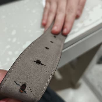 Hotiç Kemerlerde Gerçek Deri Olmadığı Ve Hızlı Parçalanma Nedeniyle İade Reddi