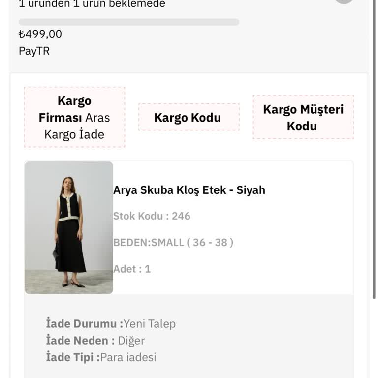 Kargolanmayan Sipariş Ve Geri Ödeme Sorunları