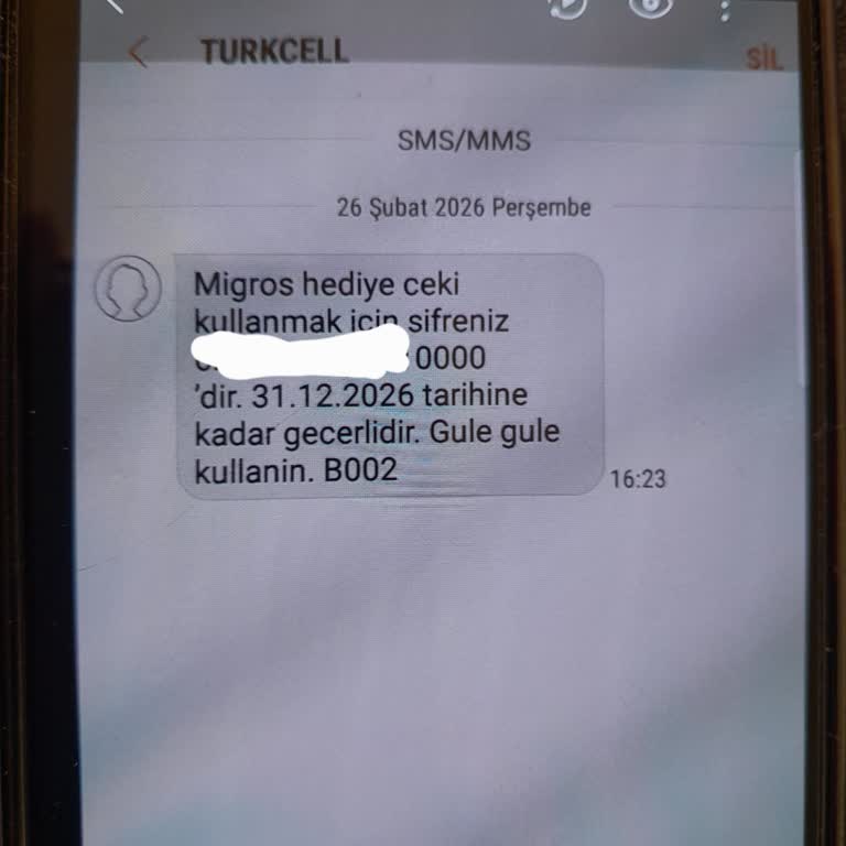 Turkcell 200 TL Migros Çeki Kullanılamıyor, Yeniden Tanımlama Talebi