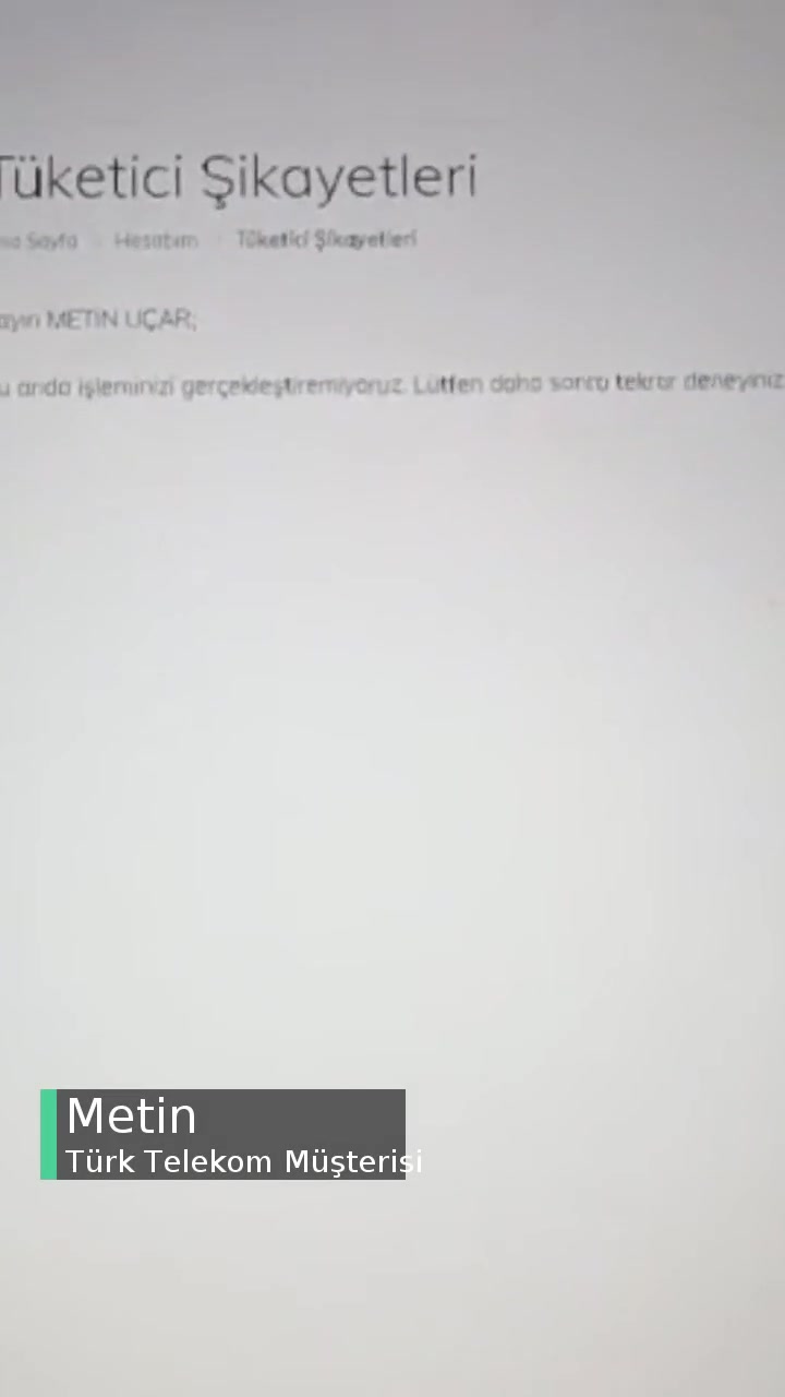 Türk Telekom Taahhüt Edilen Hizmet Sağlanmıyor videonun kapak resmi