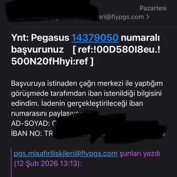 IBAN'ıma 447 TL İadesi Gecikiyor Ve Açıklama İsteniyor