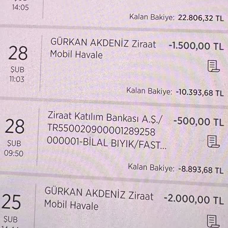 ATM’den Yatırdığım 39.800 TL Hesaba Geçmedi