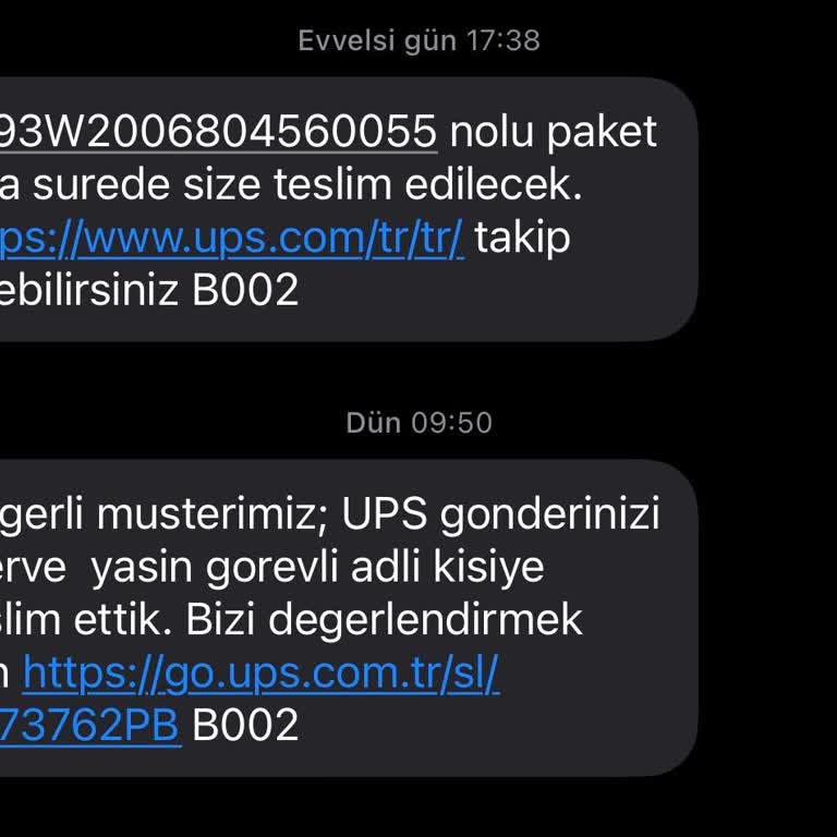 Markamama Ve UPS Teslimat Hatası Sonucu Siparişim Kayıp