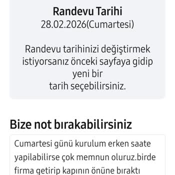 Samsung Çamaşır Makinesi Kurulum Randevusunda Servisin Gelmemesi Ve Mağduriyet
