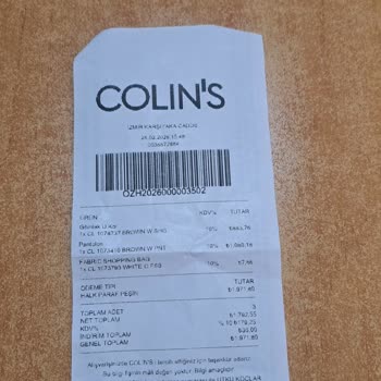 Colin's Mağazasında Satın Alınan Pantolon Yıkamada Kalitesiz Çıktı, İade Talebi