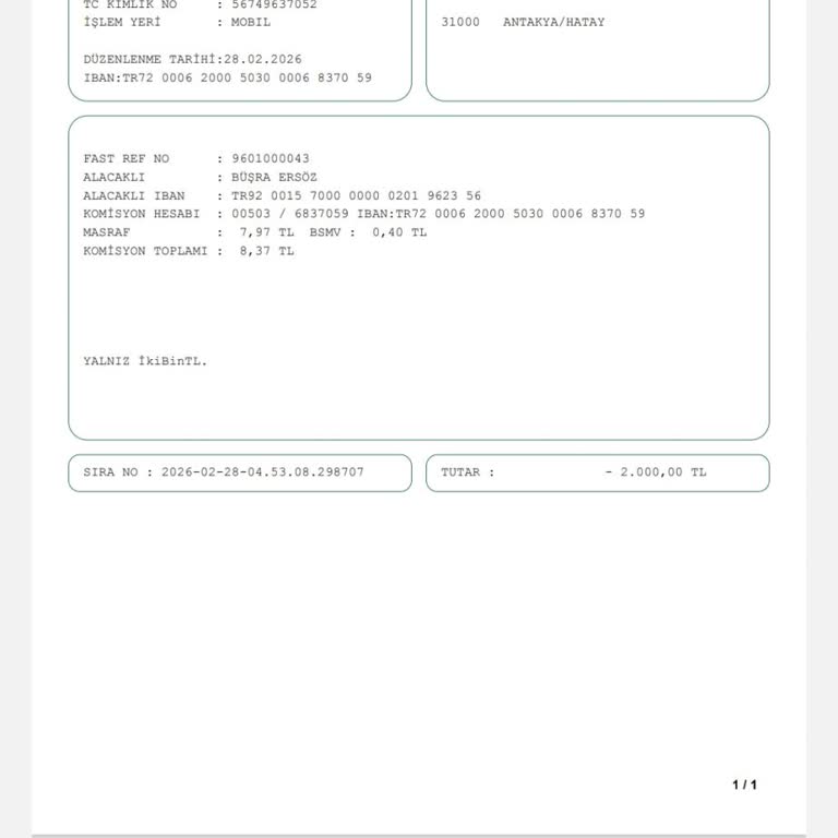 Onaylı 2.000 TL Yatırma Cüzdanda Görünmüyor