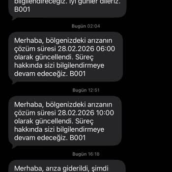 Altyapı Çalışması Nedeniyle Sürekli İnternet Kesintileri Ve Yanıtsız Müşteri Hizmeti