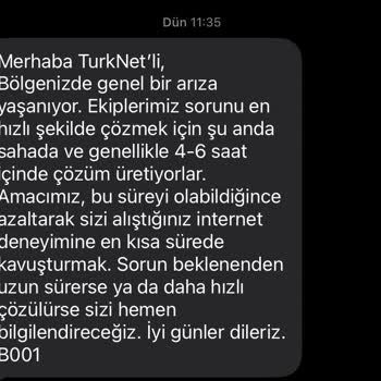 Altyapı Çalışması Nedeniyle Sürekli İnternet Kesintileri Ve Yanıtsız Müşteri Hizmeti