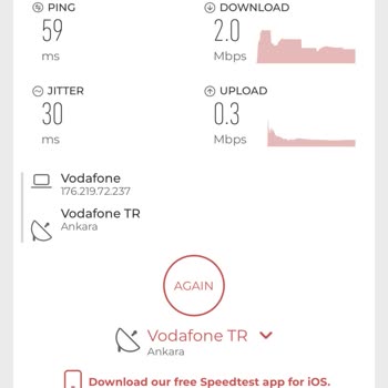 Vodafone Mobil İnternet Hızı Çok Düşük, Altyapı İyileştirmesi Ve Tazminat Talebi