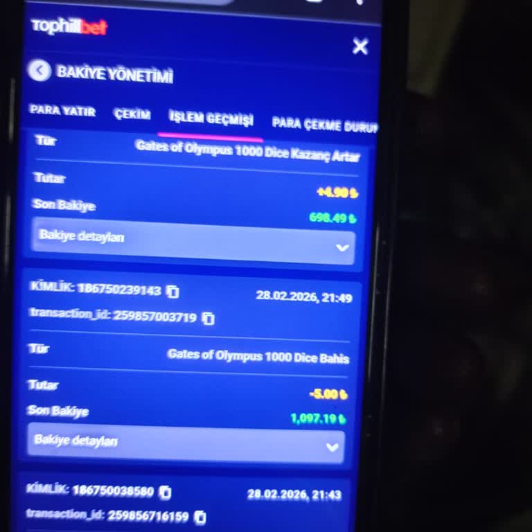 Hesabımdan 1.160 TL Silinmesi Ve Ekran Görüntüsü Alımının Engellenmesi