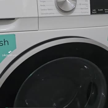 Siemens Çamaşır Makinesinin Sesli Çalışması